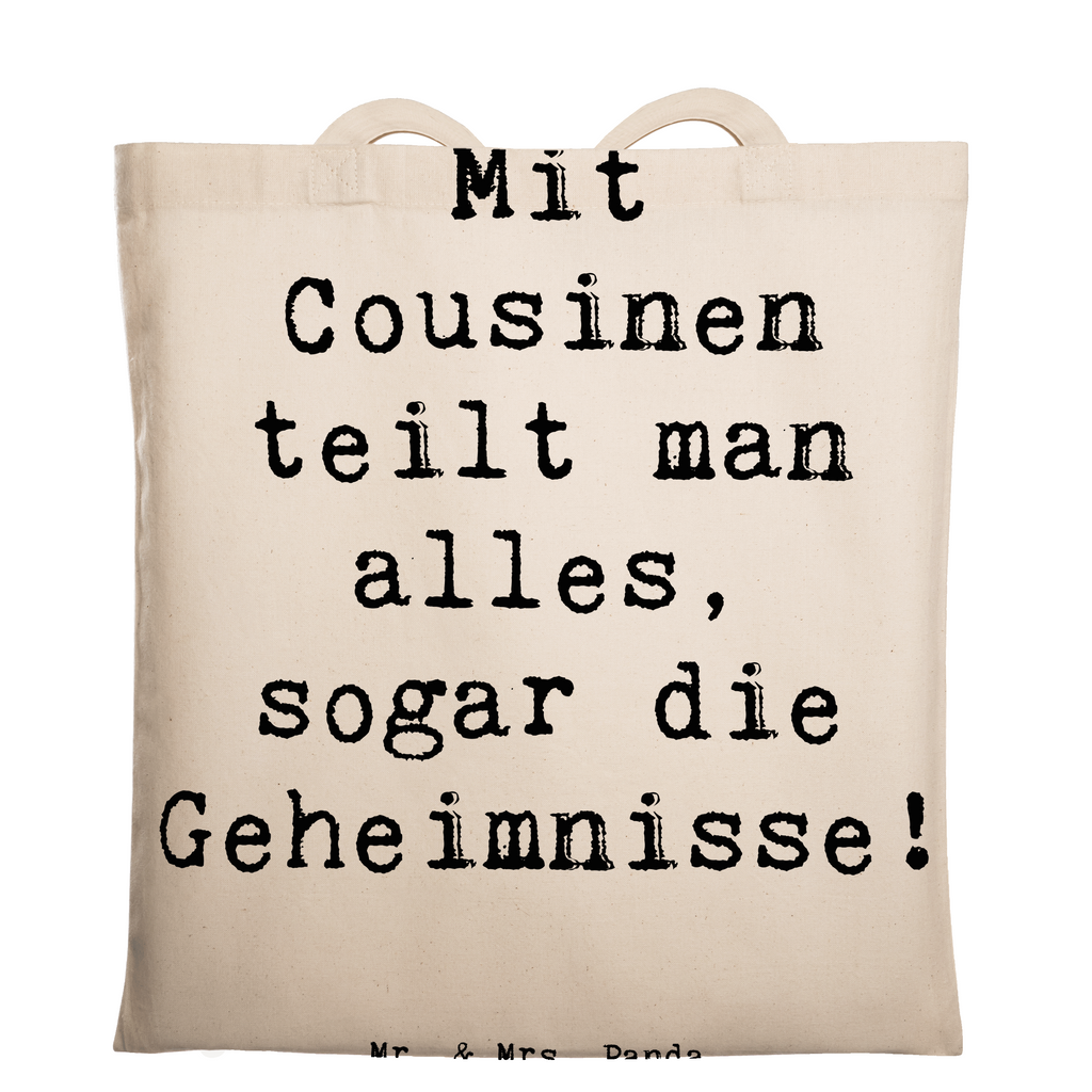 Tragetasche Spruch Cousine Geheimnisse Beuteltasche, Beutel, Einkaufstasche, Jutebeutel, Stoffbeutel, Tasche, Shopper, Umhängetasche, Strandtasche, Schultertasche, Stofftasche, Tragetasche, Badetasche, Jutetasche, Einkaufstüte, Laptoptasche, Familie, Vatertag, Muttertag, Bruder, Schwester, Mama, Papa, Oma, Opa