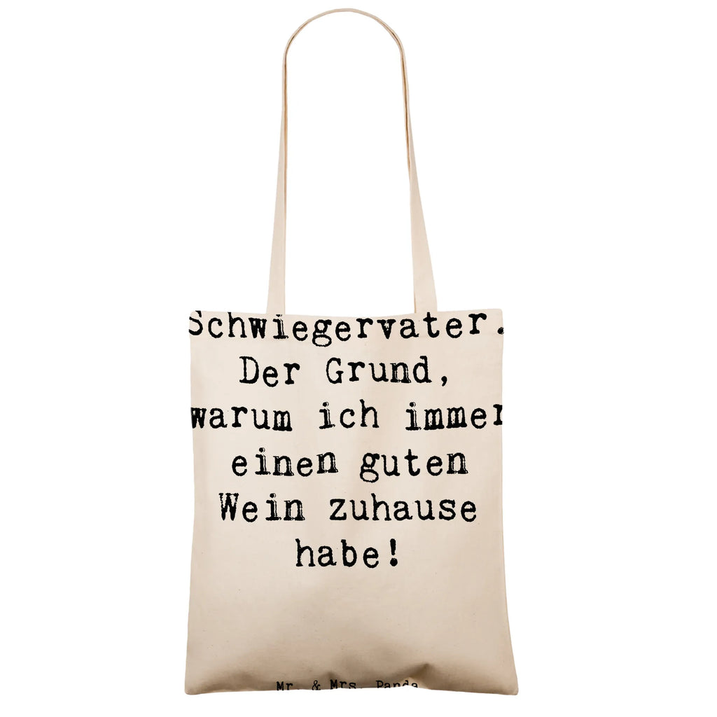 Tragetasche Spruch Schwiegervater Weinliebhaber Beuteltasche, Beutel, Einkaufstasche, Jutebeutel, Stoffbeutel, Tasche, Shopper, Umhängetasche, Strandtasche, Schultertasche, Stofftasche, Tragetasche, Badetasche, Jutetasche, Einkaufstüte, Laptoptasche, Familie, Vatertag, Muttertag, Bruder, Schwester, Mama, Papa, Oma, Opa