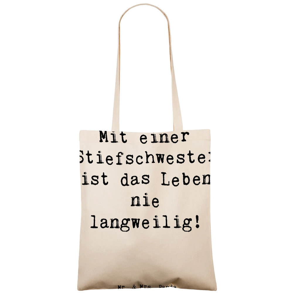 Tragetasche Spruch Stiefschwester Abenteuer Beuteltasche, Beutel, Einkaufstasche, Jutebeutel, Stoffbeutel, Tasche, Shopper, Umhängetasche, Strandtasche, Schultertasche, Stofftasche, Tragetasche, Badetasche, Jutetasche, Einkaufstüte, Laptoptasche, Familie, Vatertag, Muttertag, Bruder, Schwester, Mama, Papa, Oma, Opa