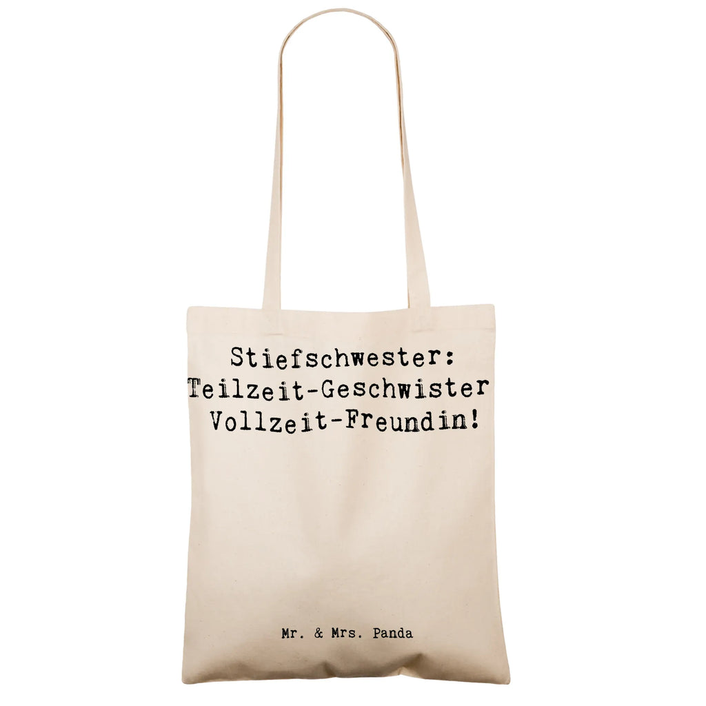 Tragetasche Spruch Stiefschwester Freundin Beuteltasche, Beutel, Einkaufstasche, Jutebeutel, Stoffbeutel, Tasche, Shopper, Umhängetasche, Strandtasche, Schultertasche, Stofftasche, Tragetasche, Badetasche, Jutetasche, Einkaufstüte, Laptoptasche, Familie, Vatertag, Muttertag, Bruder, Schwester, Mama, Papa, Oma, Opa