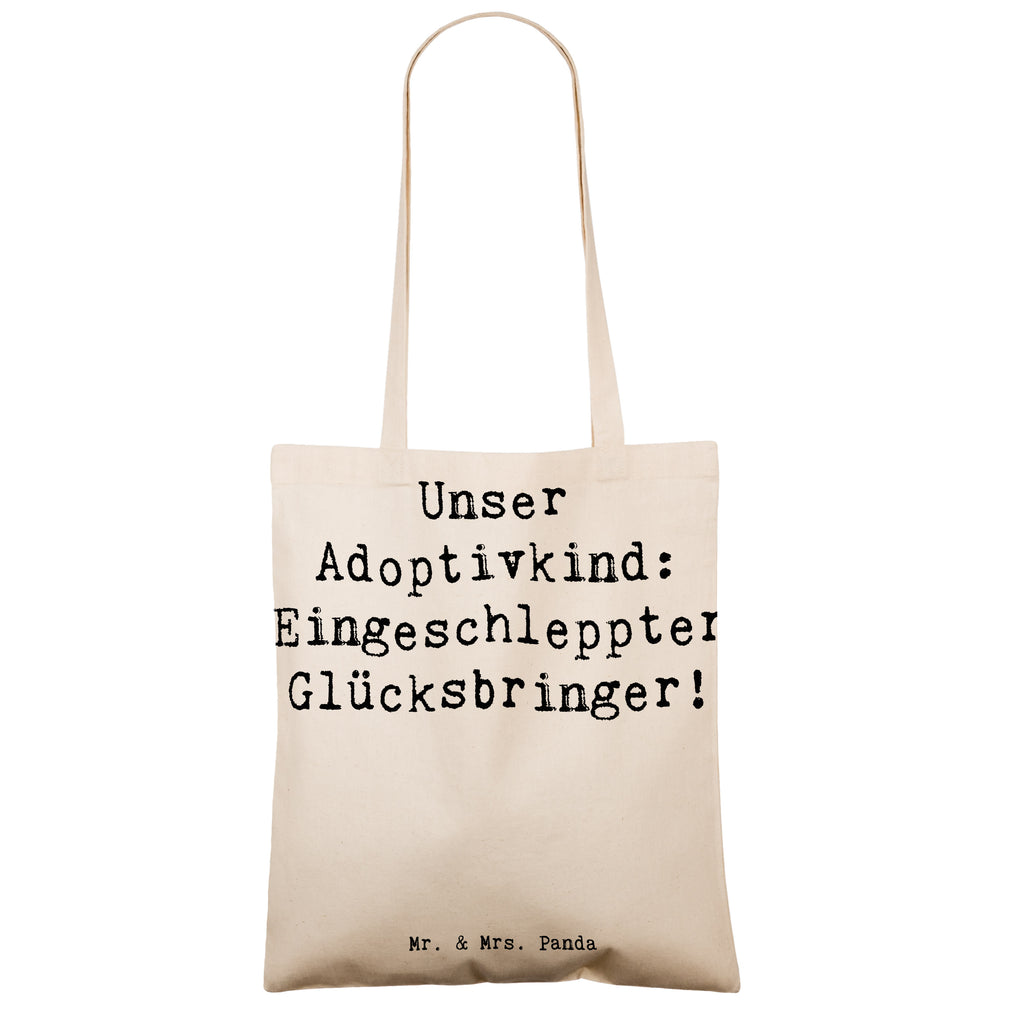 Tragetasche Spruch Adoptivkind Glücksbringer Beuteltasche, Beutel, Einkaufstasche, Jutebeutel, Stoffbeutel, Tasche, Shopper, Umhängetasche, Strandtasche, Schultertasche, Stofftasche, Tragetasche, Badetasche, Jutetasche, Einkaufstüte, Laptoptasche, Familie, Vatertag, Muttertag, Bruder, Schwester, Mama, Papa, Oma, Opa