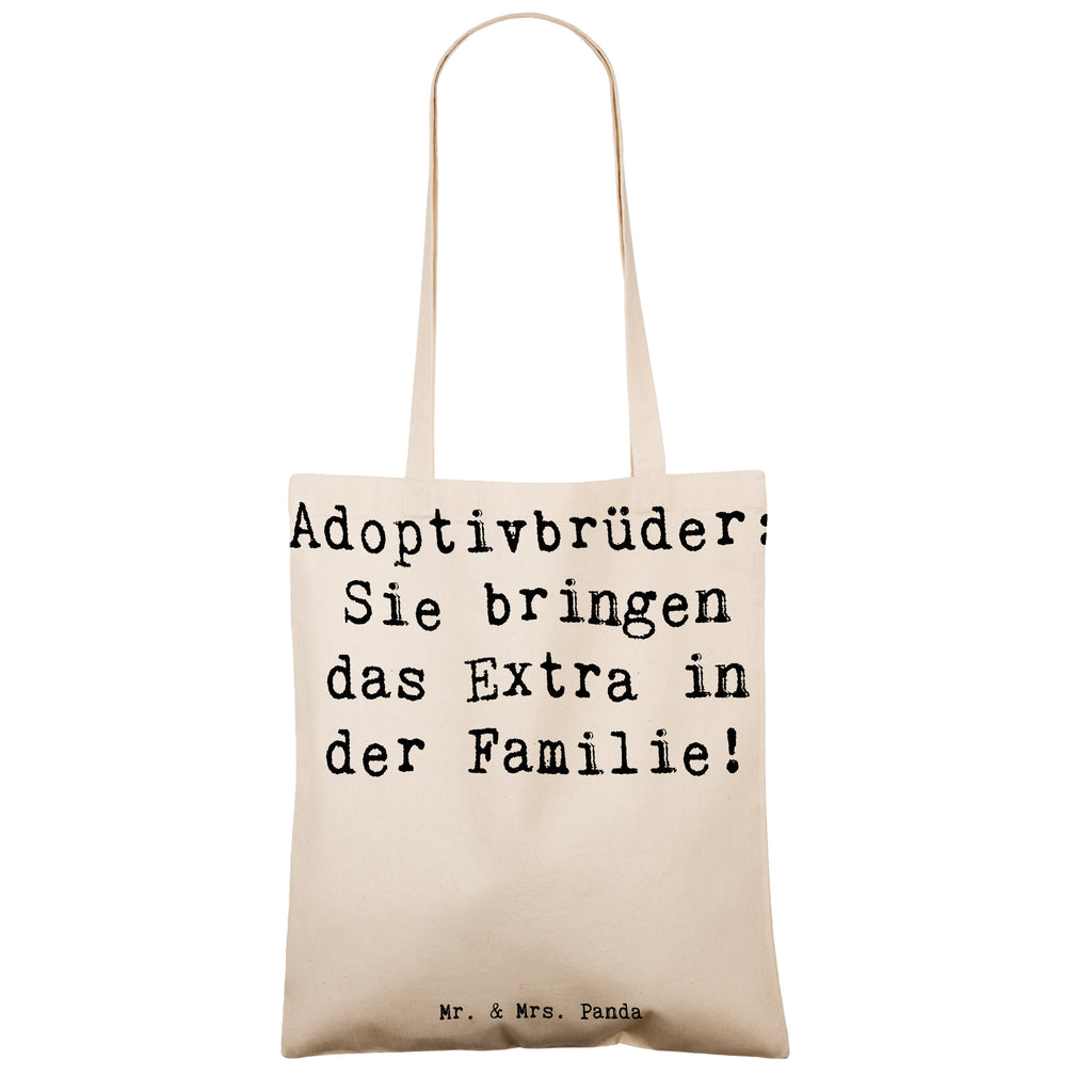 Tragetasche Spruch Adoptivbrüder Extra Beuteltasche, Beutel, Einkaufstasche, Jutebeutel, Stoffbeutel, Tasche, Shopper, Umhängetasche, Strandtasche, Schultertasche, Stofftasche, Tragetasche, Badetasche, Jutetasche, Einkaufstüte, Laptoptasche, Familie, Vatertag, Muttertag, Bruder, Schwester, Mama, Papa, Oma, Opa