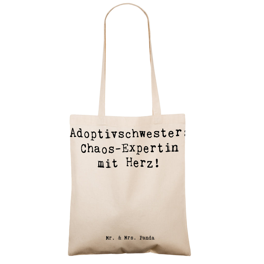 Tragetasche Spruch Adoptivschwester Chaos Beuteltasche, Beutel, Einkaufstasche, Jutebeutel, Stoffbeutel, Tasche, Shopper, Umhängetasche, Strandtasche, Schultertasche, Stofftasche, Tragetasche, Badetasche, Jutetasche, Einkaufstüte, Laptoptasche, Familie, Vatertag, Muttertag, Bruder, Schwester, Mama, Papa, Oma, Opa