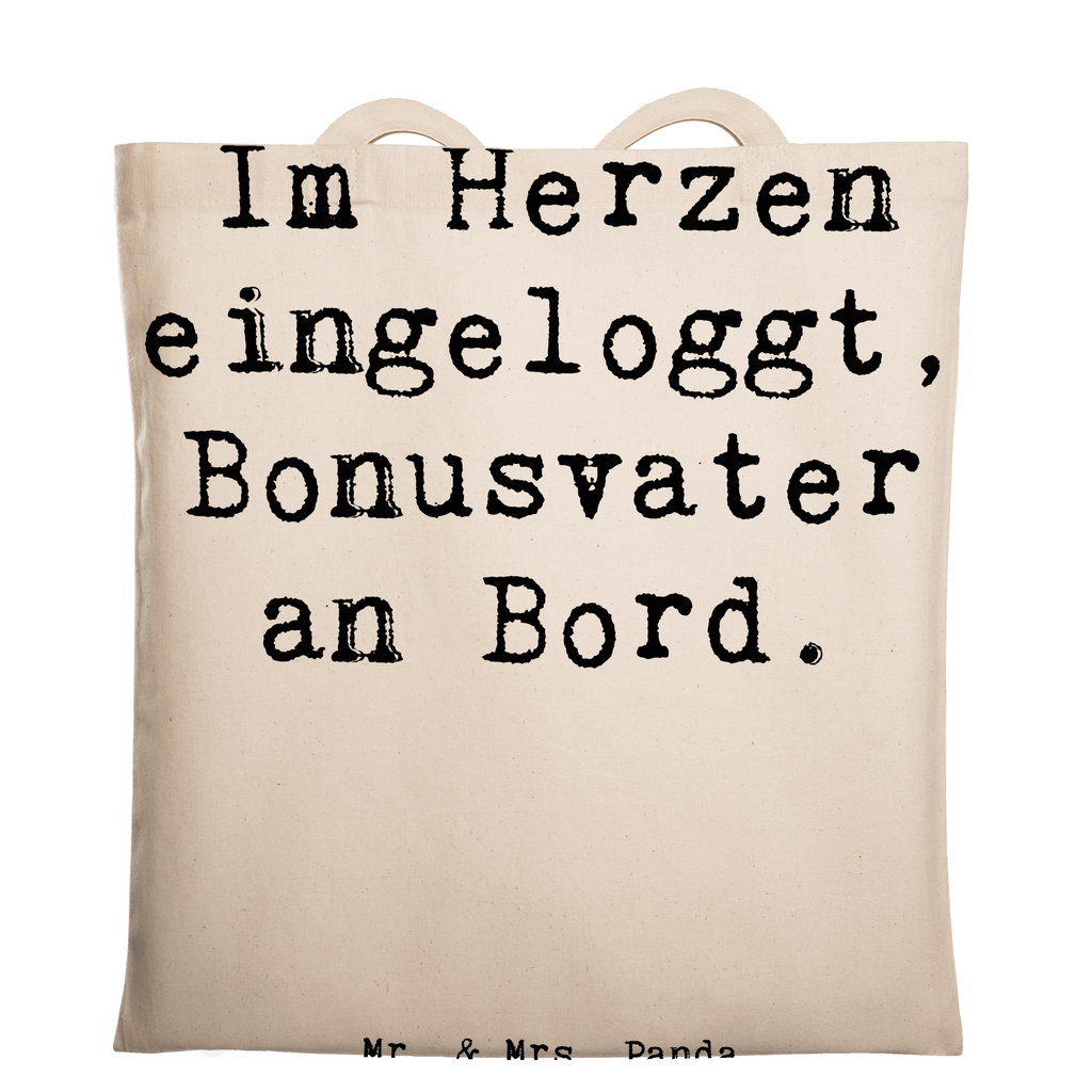 Tragetasche Spruch Bonusvater Herz Beuteltasche, Beutel, Einkaufstasche, Jutebeutel, Stoffbeutel, Tasche, Shopper, Umhängetasche, Strandtasche, Schultertasche, Stofftasche, Tragetasche, Badetasche, Jutetasche, Einkaufstüte, Laptoptasche, Familie, Vatertag, Muttertag, Bruder, Schwester, Mama, Papa, Oma, Opa