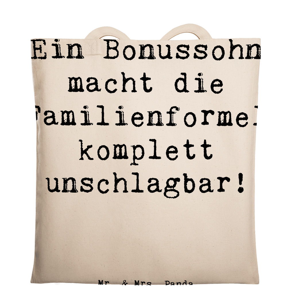 Tragetasche Spruch Unschlagbarer Bonussohn Beuteltasche, Beutel, Einkaufstasche, Jutebeutel, Stoffbeutel, Tasche, Shopper, Umhängetasche, Strandtasche, Schultertasche, Stofftasche, Tragetasche, Badetasche, Jutetasche, Einkaufstüte, Laptoptasche, Familie, Vatertag, Muttertag, Bruder, Schwester, Mama, Papa, Oma, Opa