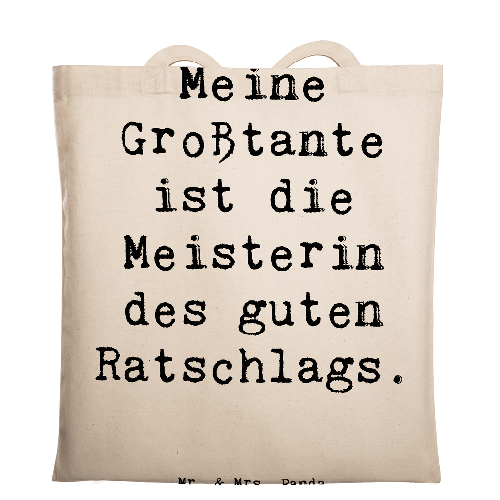 Tragetasche Spruch Großtante Ratschlag Beuteltasche, Beutel, Einkaufstasche, Jutebeutel, Stoffbeutel, Tasche, Shopper, Umhängetasche, Strandtasche, Schultertasche, Stofftasche, Tragetasche, Badetasche, Jutetasche, Einkaufstüte, Laptoptasche, Familie, Vatertag, Muttertag, Bruder, Schwester, Mama, Papa, Oma, Opa