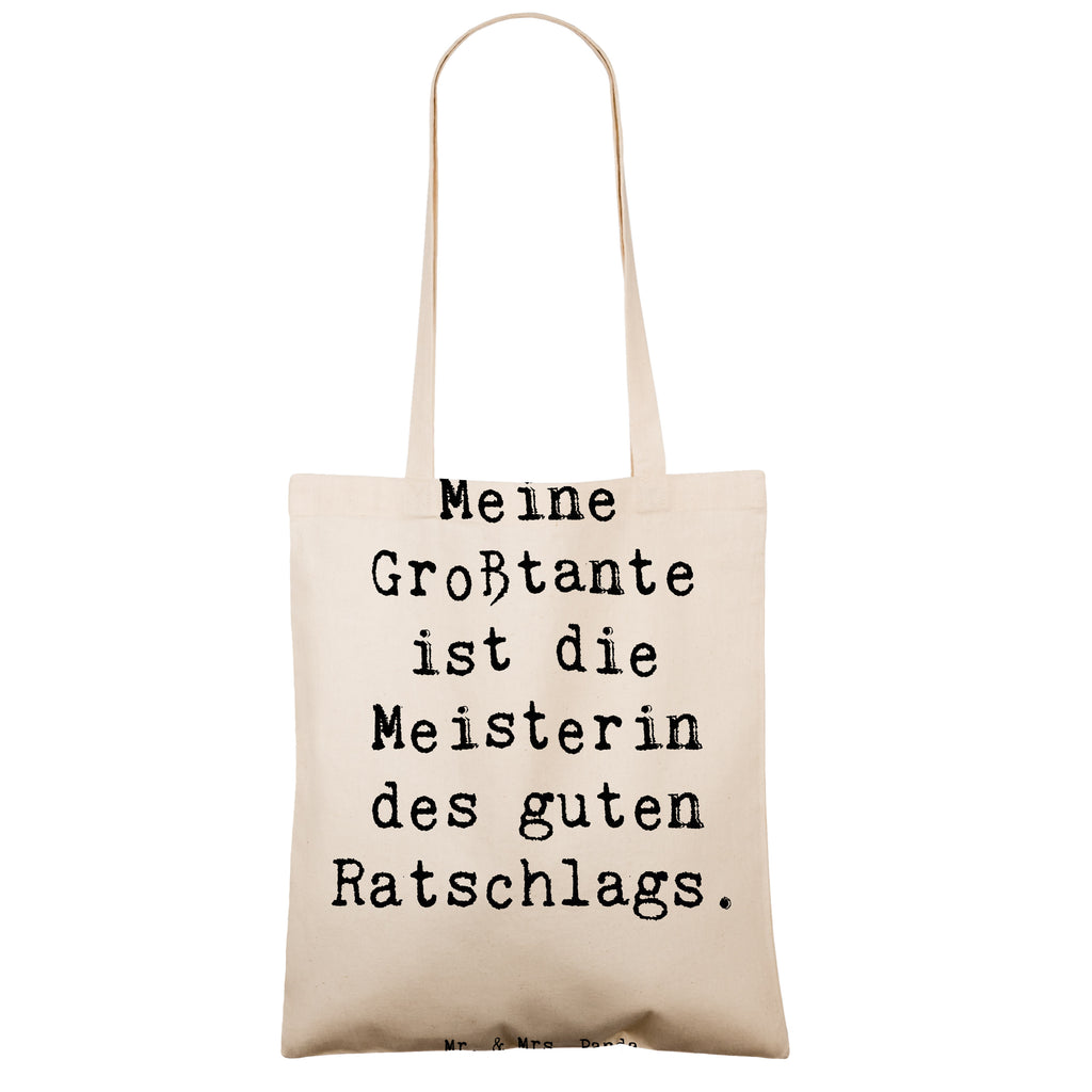 Tragetasche Spruch Großtante Ratschlag Beuteltasche, Beutel, Einkaufstasche, Jutebeutel, Stoffbeutel, Tasche, Shopper, Umhängetasche, Strandtasche, Schultertasche, Stofftasche, Tragetasche, Badetasche, Jutetasche, Einkaufstüte, Laptoptasche, Familie, Vatertag, Muttertag, Bruder, Schwester, Mama, Papa, Oma, Opa