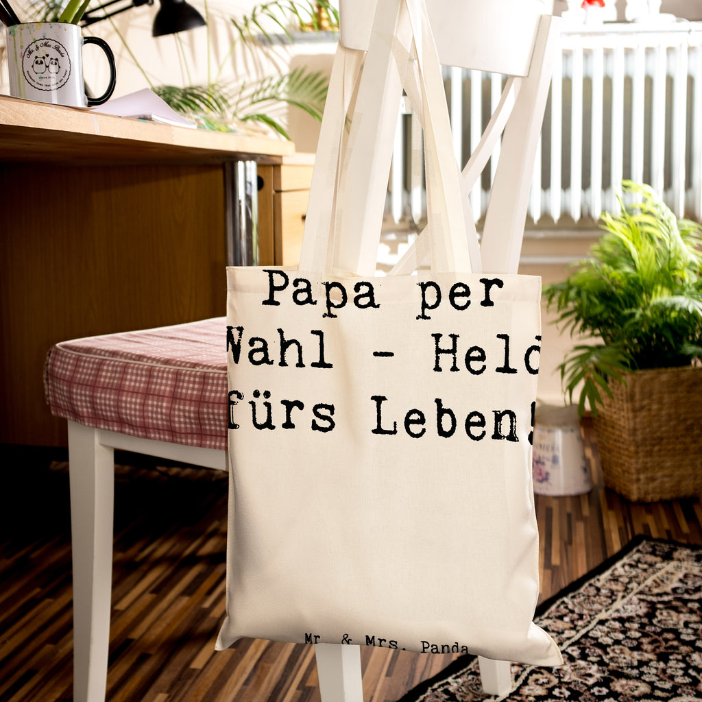 Tragetasche Spruch Adoptivvater Held Beuteltasche, Beutel, Einkaufstasche, Jutebeutel, Stoffbeutel, Tasche, Shopper, Umhängetasche, Strandtasche, Schultertasche, Stofftasche, Tragetasche, Badetasche, Jutetasche, Einkaufstüte, Laptoptasche, Familie, Vatertag, Muttertag, Bruder, Schwester, Mama, Papa, Oma, Opa