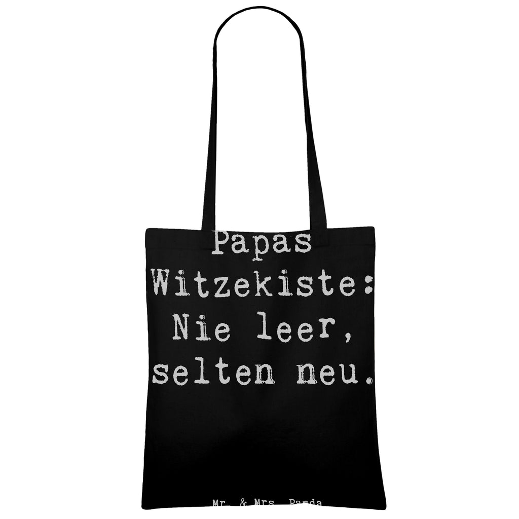 Tragetasche Spruch Vater Witzekiste Beuteltasche, Beutel, Einkaufstasche, Jutebeutel, Stoffbeutel, Tasche, Shopper, Umhängetasche, Strandtasche, Schultertasche, Stofftasche, Tragetasche, Badetasche, Jutetasche, Einkaufstüte, Laptoptasche, Familie, Vatertag, Muttertag, Bruder, Schwester, Mama, Papa, Oma, Opa