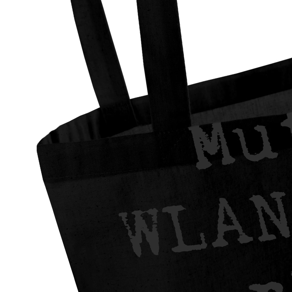 Tragetasche Spruch Mutters WLAN Beuteltasche, Beutel, Einkaufstasche, Jutebeutel, Stoffbeutel, Tasche, Shopper, Umhängetasche, Strandtasche, Schultertasche, Stofftasche, Tragetasche, Badetasche, Jutetasche, Einkaufstüte, Laptoptasche, Familie, Vatertag, Muttertag, Bruder, Schwester, Mama, Papa, Oma, Opa