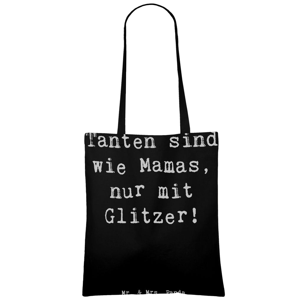 Tragetasche Spruch Glitzernde Tante Beuteltasche, Beutel, Einkaufstasche, Jutebeutel, Stoffbeutel, Tasche, Shopper, Umhängetasche, Strandtasche, Schultertasche, Stofftasche, Tragetasche, Badetasche, Jutetasche, Einkaufstüte, Laptoptasche, Familie, Vatertag, Muttertag, Bruder, Schwester, Mama, Papa, Oma, Opa