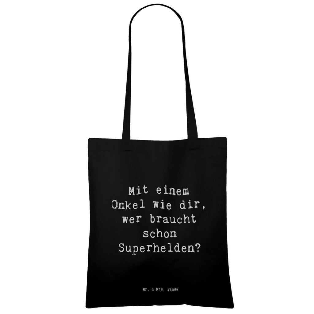 Tragetasche Spruch Super-Onkel Beuteltasche, Beutel, Einkaufstasche, Jutebeutel, Stoffbeutel, Tasche, Shopper, Umhängetasche, Strandtasche, Schultertasche, Stofftasche, Tragetasche, Badetasche, Jutetasche, Einkaufstüte, Laptoptasche, Familie, Vatertag, Muttertag, Bruder, Schwester, Mama, Papa, Oma, Opa