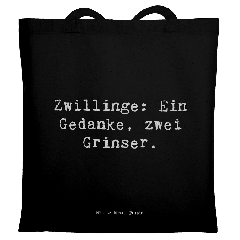 Tragetasche Spruch Zwillingsgeschwister Grinser Beuteltasche, Beutel, Einkaufstasche, Jutebeutel, Stoffbeutel, Tasche, Shopper, Umhängetasche, Strandtasche, Schultertasche, Stofftasche, Tragetasche, Badetasche, Jutetasche, Einkaufstüte, Laptoptasche, Familie, Vatertag, Muttertag, Bruder, Schwester, Mama, Papa, Oma, Opa