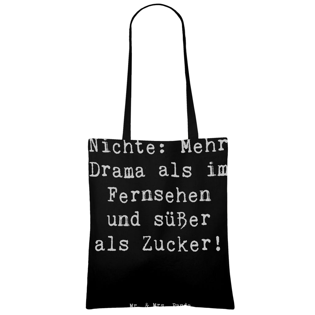 Tragetasche Spruch Nichte Freude Beuteltasche, Beutel, Einkaufstasche, Jutebeutel, Stoffbeutel, Tasche, Shopper, Umhängetasche, Strandtasche, Schultertasche, Stofftasche, Tragetasche, Badetasche, Jutetasche, Einkaufstüte, Laptoptasche, Familie, Vatertag, Muttertag, Bruder, Schwester, Mama, Papa, Oma, Opa