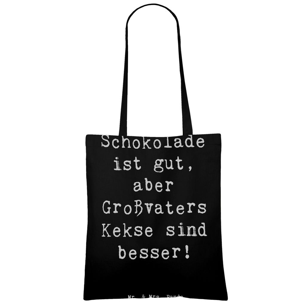 Tragetasche Spruch Großvaters Kekse Beuteltasche, Beutel, Einkaufstasche, Jutebeutel, Stoffbeutel, Tasche, Shopper, Umhängetasche, Strandtasche, Schultertasche, Stofftasche, Tragetasche, Badetasche, Jutetasche, Einkaufstüte, Laptoptasche, Familie, Vatertag, Muttertag, Bruder, Schwester, Mama, Papa, Oma, Opa