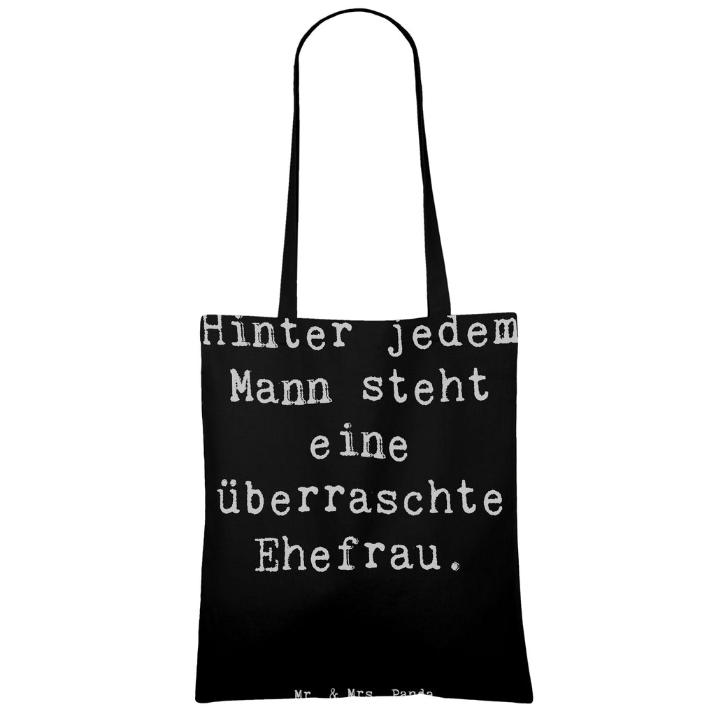 Tragetasche Spruch Überraschte Ehefrau Beuteltasche, Beutel, Einkaufstasche, Jutebeutel, Stoffbeutel, Tasche, Shopper, Umhängetasche, Strandtasche, Schultertasche, Stofftasche, Tragetasche, Badetasche, Jutetasche, Einkaufstüte, Laptoptasche, Familie, Vatertag, Muttertag, Bruder, Schwester, Mama, Papa, Oma, Opa