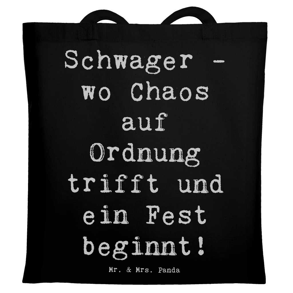 Tragetasche Schwager Chaos Fest Beuteltasche, Beutel, Einkaufstasche, Jutebeutel, Stoffbeutel