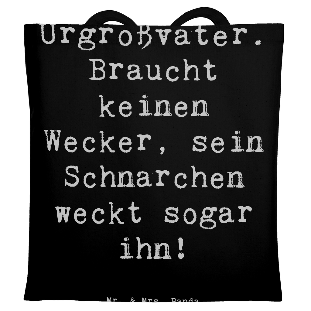 Tragetasche Spruch Urgroßvater Schnarchen Beuteltasche, Beutel, Einkaufstasche, Jutebeutel, Stoffbeutel, Tasche, Shopper, Umhängetasche, Strandtasche, Schultertasche, Stofftasche, Tragetasche, Badetasche, Jutetasche, Einkaufstüte, Laptoptasche, Familie, Vatertag, Muttertag, Bruder, Schwester, Mama, Papa, Oma, Opa