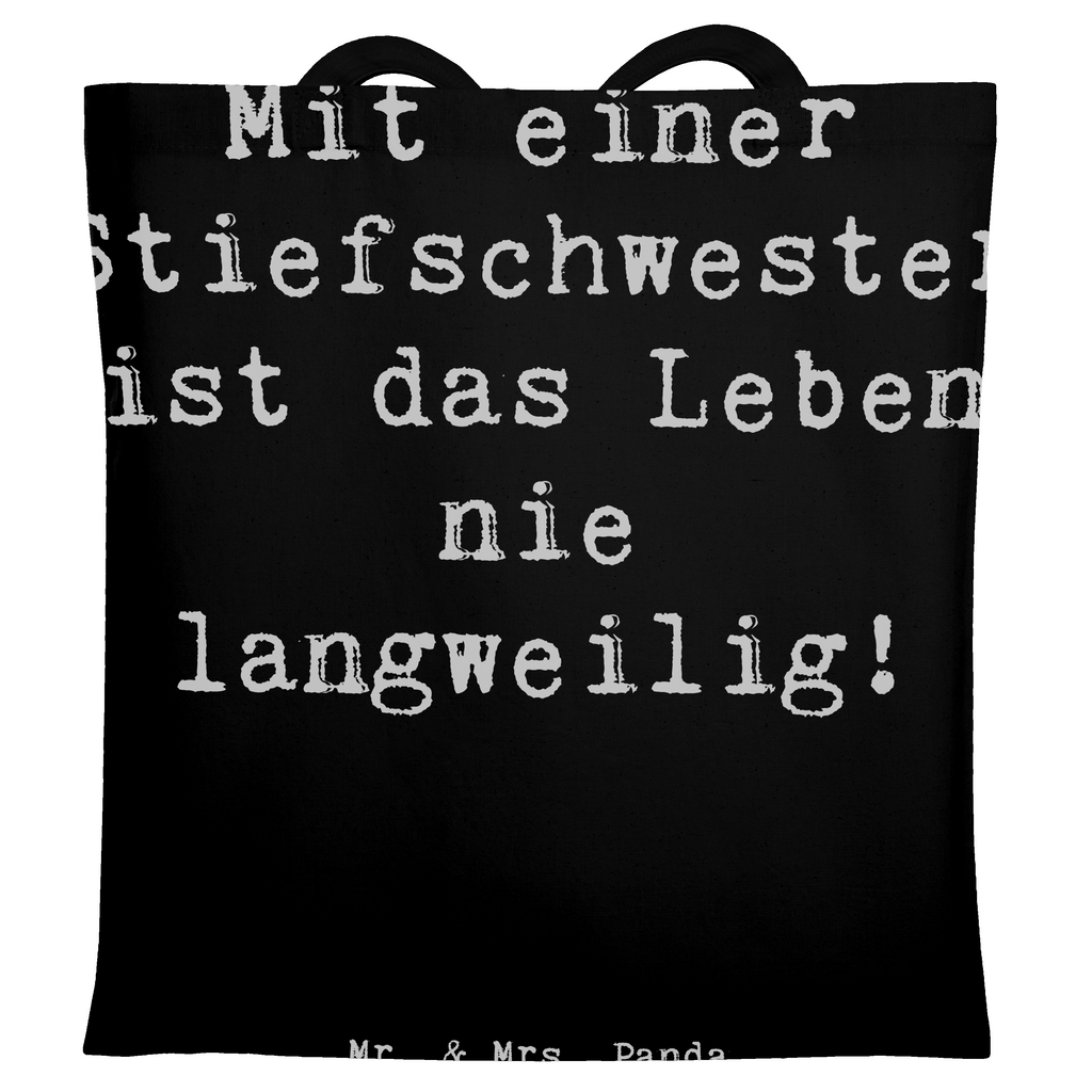 Tragetasche Spruch Stiefschwester Abenteuer Beuteltasche, Beutel, Einkaufstasche, Jutebeutel, Stoffbeutel, Tasche, Shopper, Umhängetasche, Strandtasche, Schultertasche, Stofftasche, Tragetasche, Badetasche, Jutetasche, Einkaufstüte, Laptoptasche, Familie, Vatertag, Muttertag, Bruder, Schwester, Mama, Papa, Oma, Opa