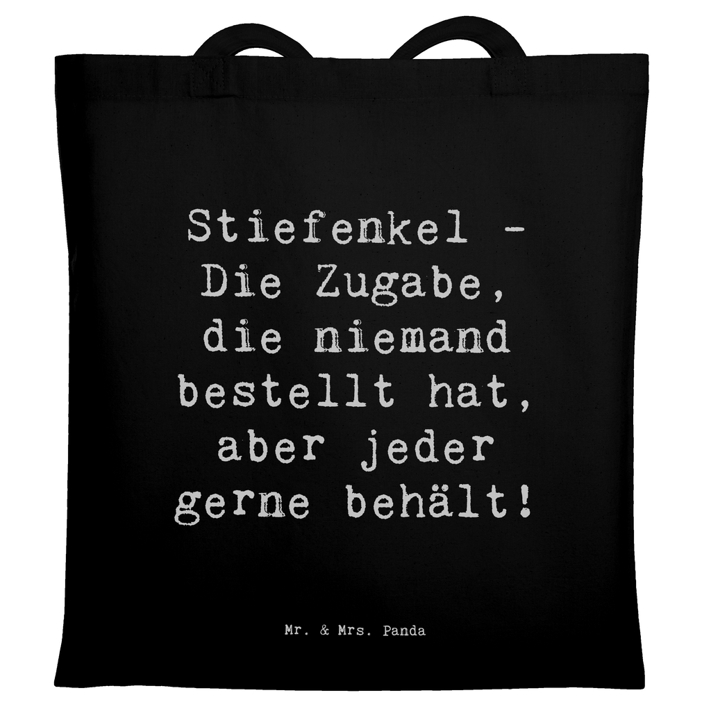 Tragetasche Spruch Stiefenkel Freude Beuteltasche, Beutel, Einkaufstasche, Jutebeutel, Stoffbeutel, Tasche, Shopper, Umhängetasche, Strandtasche, Schultertasche, Stofftasche, Tragetasche, Badetasche, Jutetasche, Einkaufstüte, Laptoptasche, Familie, Vatertag, Muttertag, Bruder, Schwester, Mama, Papa, Oma, Opa