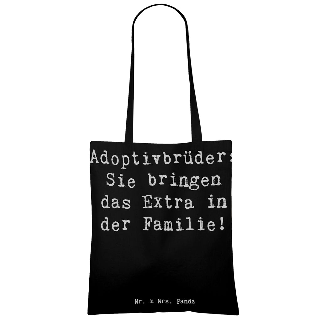 Tragetasche Spruch Adoptivbrüder Extra Beuteltasche, Beutel, Einkaufstasche, Jutebeutel, Stoffbeutel, Tasche, Shopper, Umhängetasche, Strandtasche, Schultertasche, Stofftasche, Tragetasche, Badetasche, Jutetasche, Einkaufstüte, Laptoptasche, Familie, Vatertag, Muttertag, Bruder, Schwester, Mama, Papa, Oma, Opa