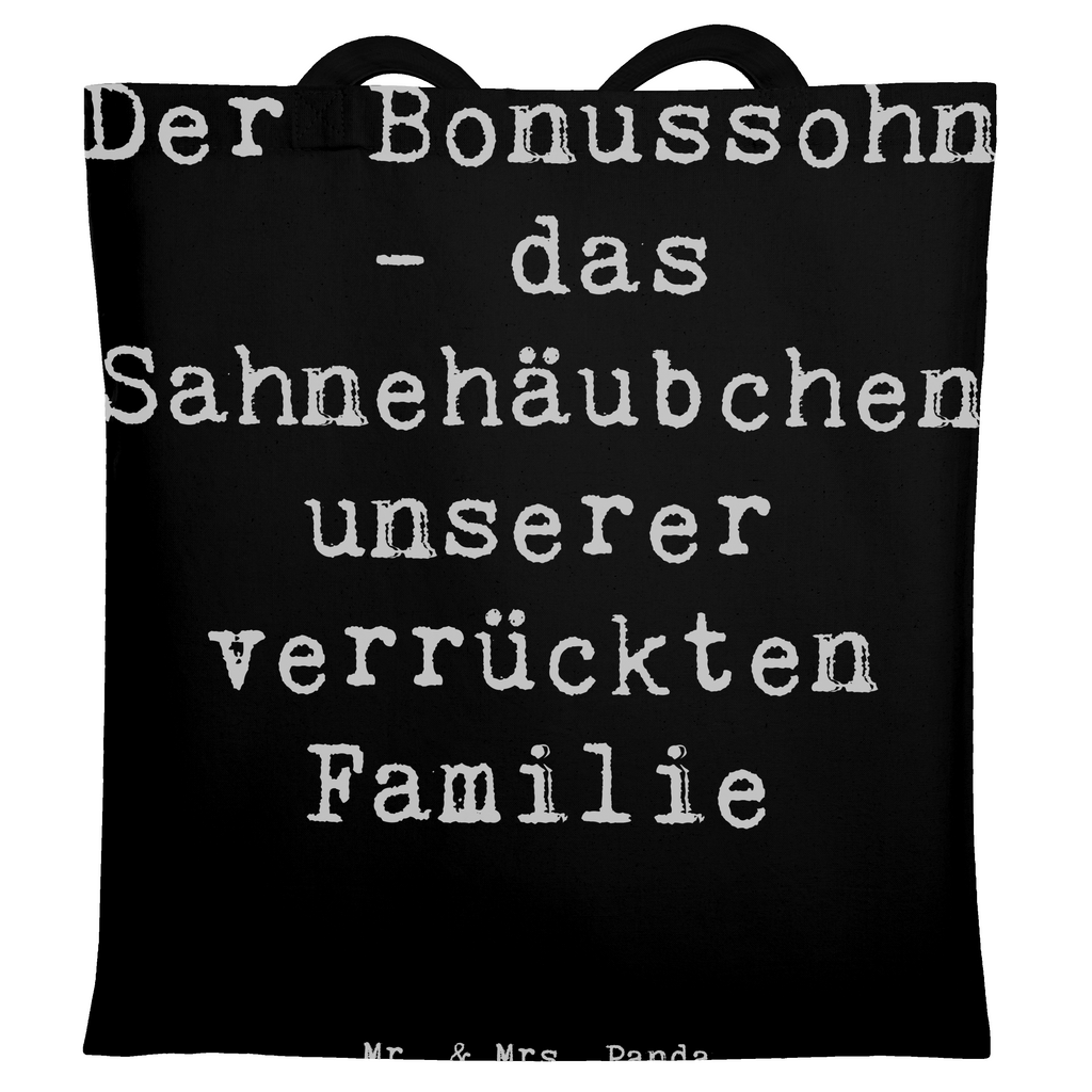 Tragetasche Spruch Der Bonussohn Beuteltasche, Beutel, Einkaufstasche, Jutebeutel, Stoffbeutel, Tasche, Shopper, Umhängetasche, Strandtasche, Schultertasche, Stofftasche, Tragetasche, Badetasche, Jutetasche, Einkaufstüte, Laptoptasche, Familie, Vatertag, Muttertag, Bruder, Schwester, Mama, Papa, Oma, Opa