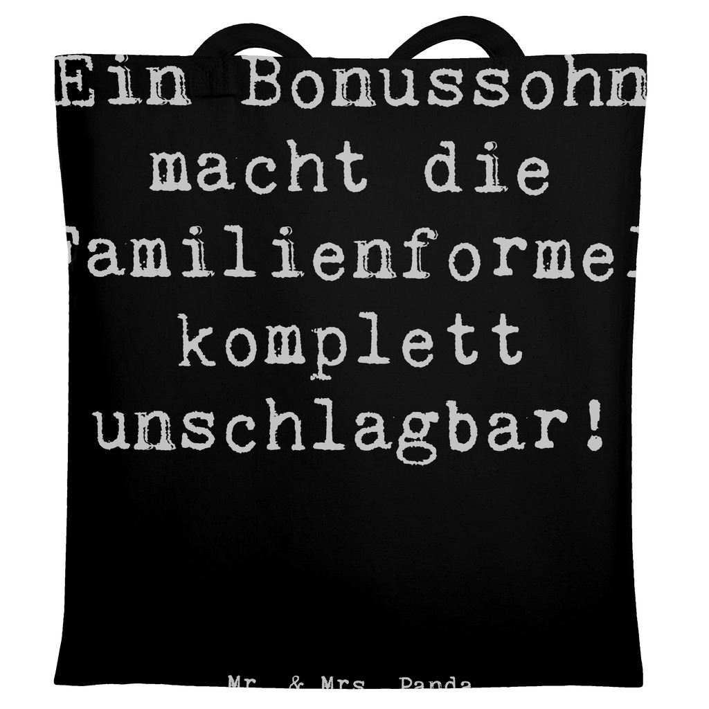 Tragetasche Spruch Unschlagbarer Bonussohn Beuteltasche, Beutel, Einkaufstasche, Jutebeutel, Stoffbeutel, Tasche, Shopper, Umhängetasche, Strandtasche, Schultertasche, Stofftasche, Tragetasche, Badetasche, Jutetasche, Einkaufstüte, Laptoptasche, Familie, Vatertag, Muttertag, Bruder, Schwester, Mama, Papa, Oma, Opa