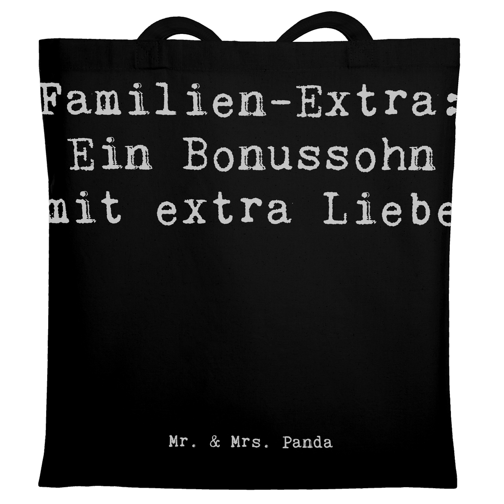 Tragetasche Spruch Bonussohn Liebe Beuteltasche, Beutel, Einkaufstasche, Jutebeutel, Stoffbeutel, Tasche, Shopper, Umhängetasche, Strandtasche, Schultertasche, Stofftasche, Tragetasche, Badetasche, Jutetasche, Einkaufstüte, Laptoptasche, Familie, Vatertag, Muttertag, Bruder, Schwester, Mama, Papa, Oma, Opa