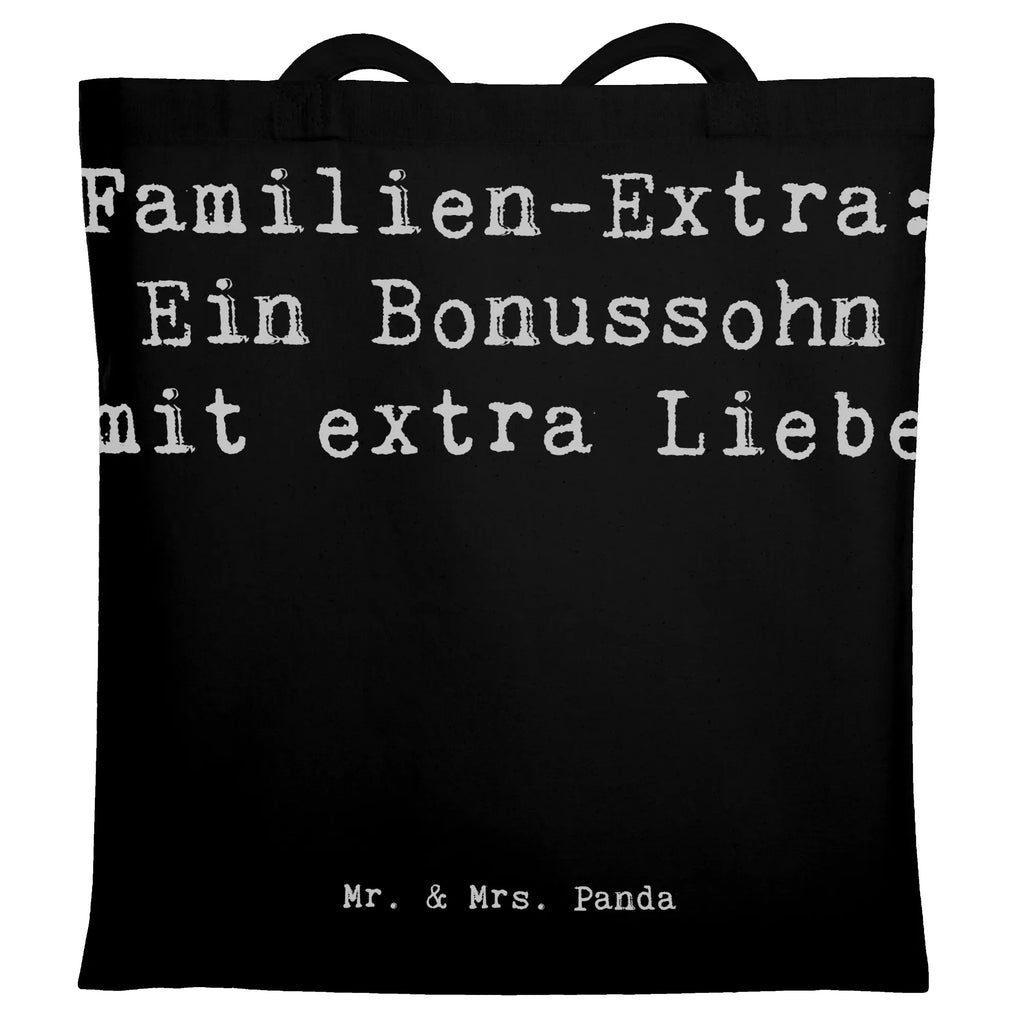 Tragetasche Spruch Bonussohn Liebe Beuteltasche, Beutel, Einkaufstasche, Jutebeutel, Stoffbeutel, Tasche, Shopper, Umhängetasche, Strandtasche, Schultertasche, Stofftasche, Tragetasche, Badetasche, Jutetasche, Einkaufstüte, Laptoptasche, Familie, Vatertag, Muttertag, Bruder, Schwester, Mama, Papa, Oma, Opa