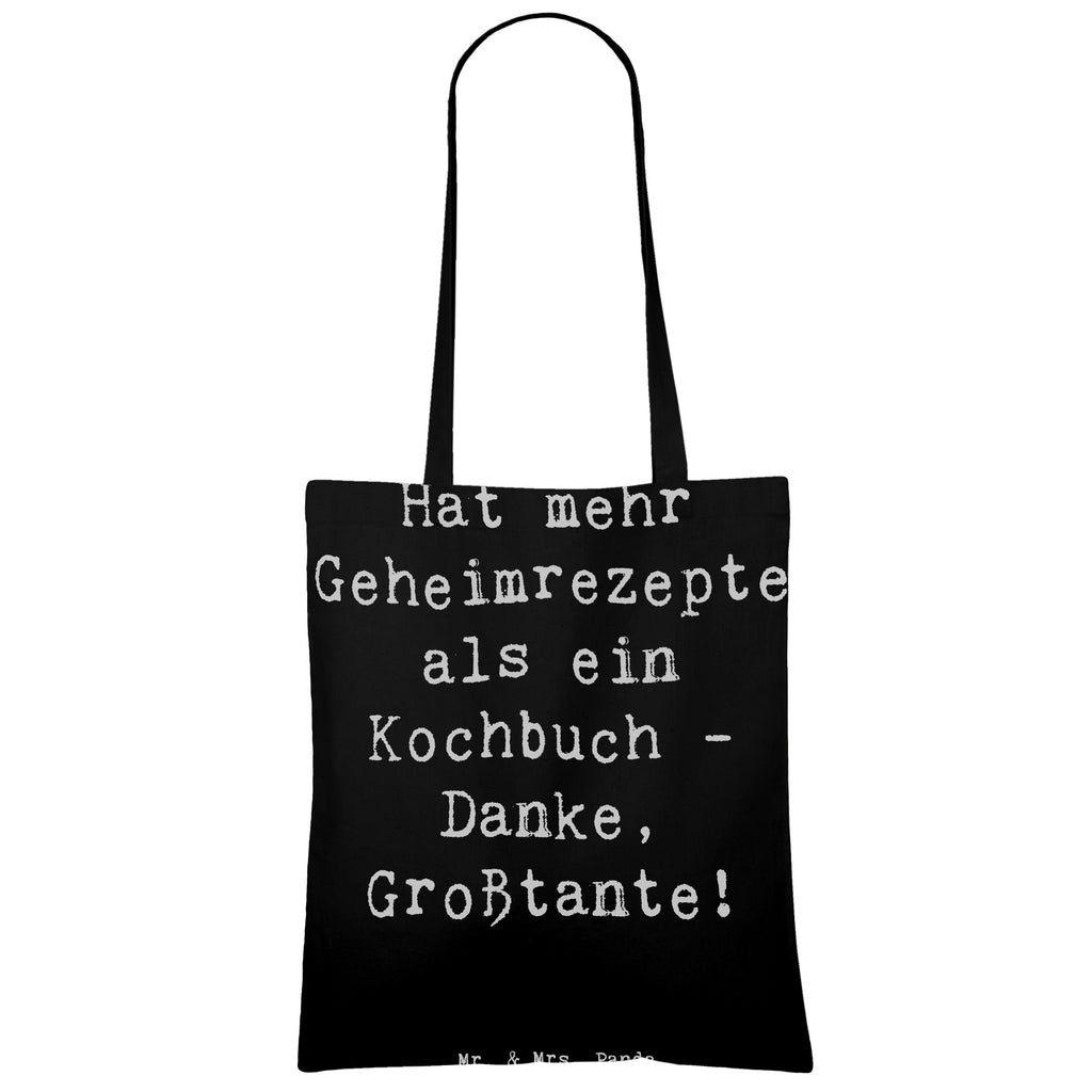 Tragetasche Spruch Geheimrezepte Großtante Beuteltasche, Beutel, Einkaufstasche, Jutebeutel, Stoffbeutel, Tasche, Shopper, Umhängetasche, Strandtasche, Schultertasche, Stofftasche, Tragetasche, Badetasche, Jutetasche, Einkaufstüte, Laptoptasche, Familie, Vatertag, Muttertag, Bruder, Schwester, Mama, Papa, Oma, Opa