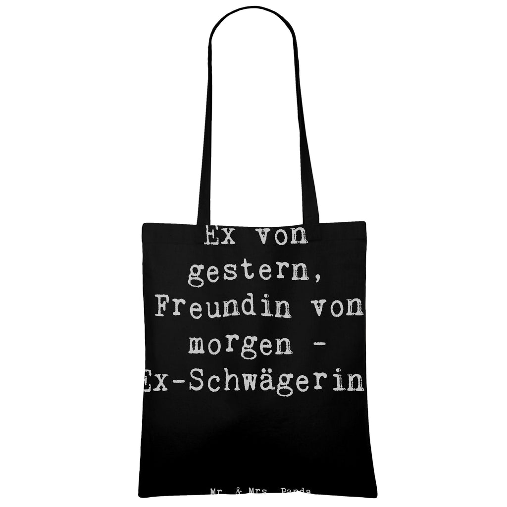 Tragetasche Spruch Ex-Schwägerin Überrascht Beuteltasche, Beutel, Einkaufstasche, Jutebeutel, Stoffbeutel, Tasche, Shopper, Umhängetasche, Strandtasche, Schultertasche, Stofftasche, Tragetasche, Badetasche, Jutetasche, Einkaufstüte, Laptoptasche, Familie, Vatertag, Muttertag, Bruder, Schwester, Mama, Papa, Oma, Opa