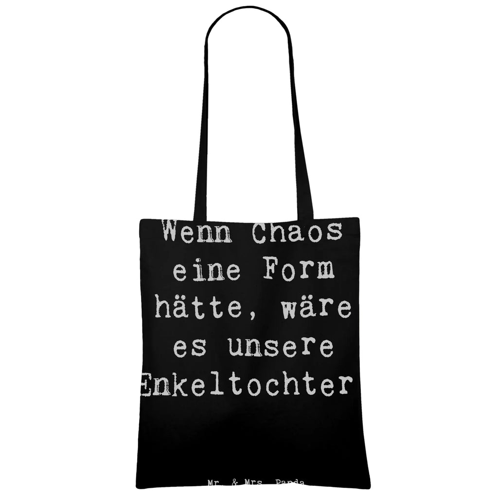 Tragetasche Spruch Enkeltochter Chaos Beuteltasche, Beutel, Einkaufstasche, Jutebeutel, Stoffbeutel, Tasche, Shopper, Umhängetasche, Strandtasche, Schultertasche, Stofftasche, Tragetasche, Badetasche, Jutetasche, Einkaufstüte, Laptoptasche, Familie, Vatertag, Muttertag, Bruder, Schwester, Mama, Papa, Oma, Opa