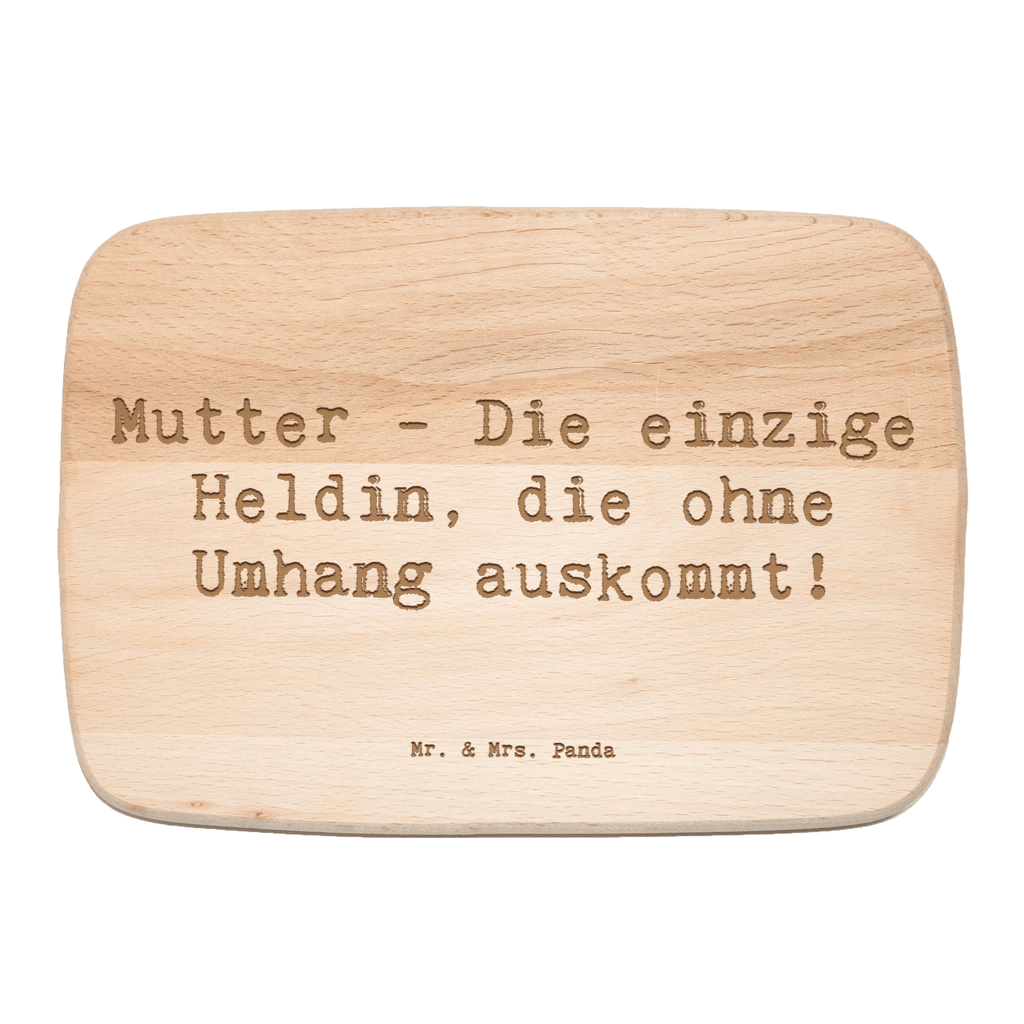 Frühstücksbrett Heldin Mutter Frühstücksbrett, Holzbrett, Schneidebrett, Schneidebrett Holz, Frühstücksbrettchen, Küchenbrett, Familie, Vatertag, Muttertag, Bruder, Schwester, Mama, Papa, Oma, Opa