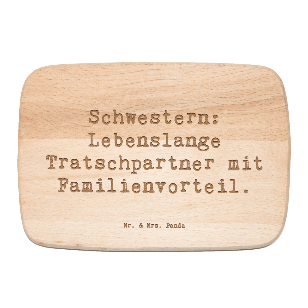 Frühstücksbrett Tratsch Schwestern Frühstücksbrett, Holzbrett, Schneidebrett, Schneidebrett Holz, Frühstücksbrettchen, Küchenbrett, Familie, Vatertag, Muttertag, Bruder, Schwester, Mama, Papa, Oma, Opa