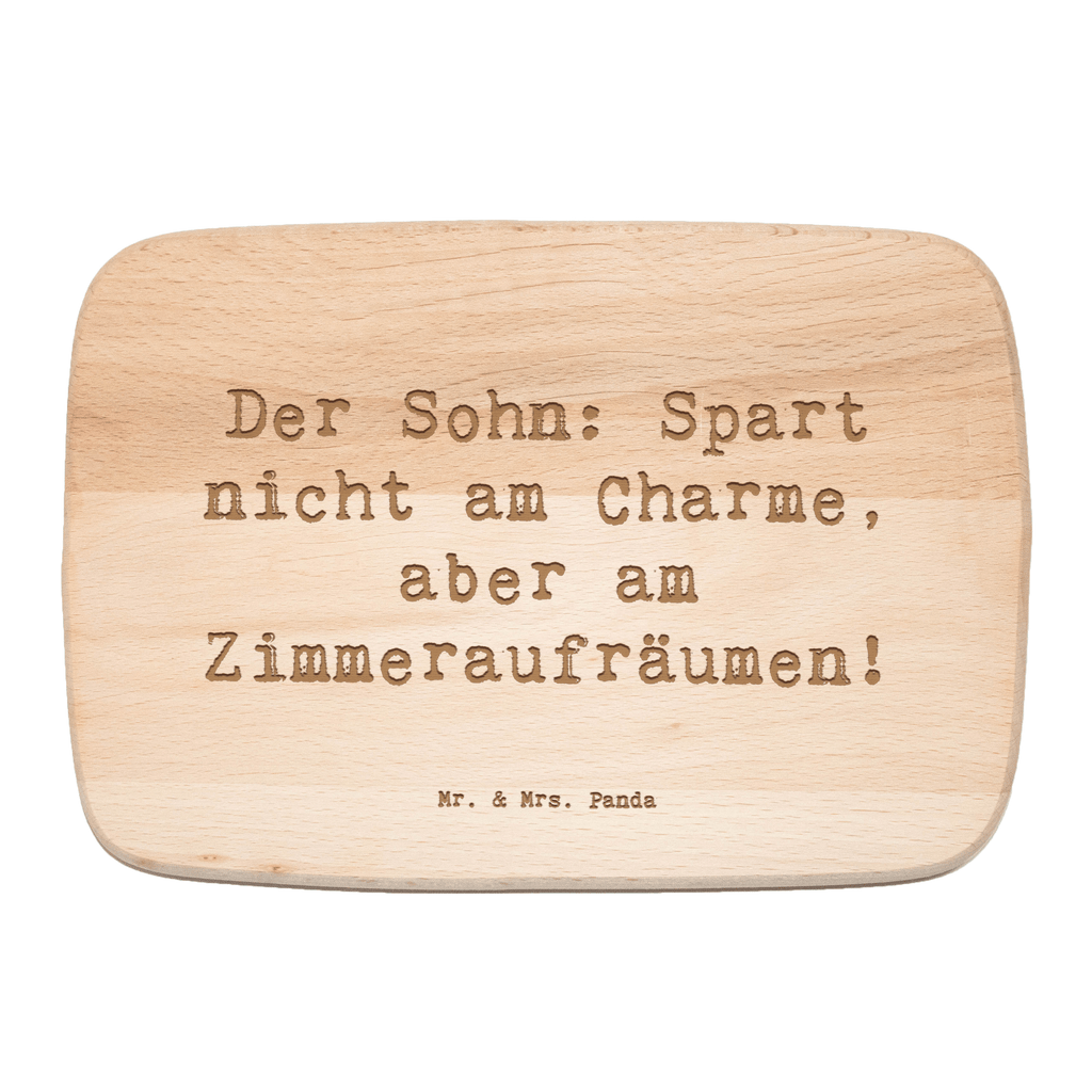 Frühstücksbrett Spruch Sohn Charme Frühstücksbrett, Holzbrett, Schneidebrett, Schneidebrett Holz, Frühstücksbrettchen, Küchenbrett, Familie, Vatertag, Muttertag, Bruder, Schwester, Mama, Papa, Oma, Opa