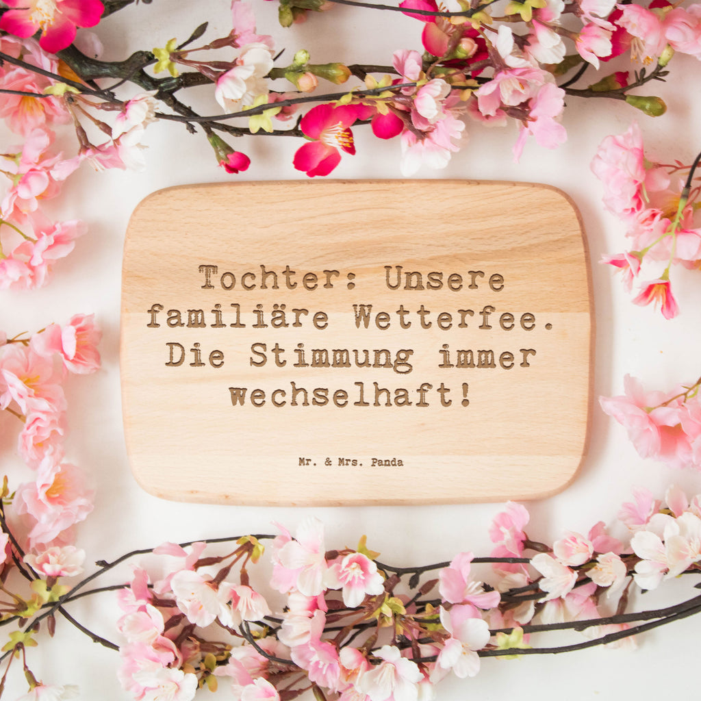 Frühstücksbrett Spruch Tochter Wetterfee Frühstücksbrett, Holzbrett, Schneidebrett, Schneidebrett Holz, Frühstücksbrettchen, Küchenbrett, Familie, Vatertag, Muttertag, Bruder, Schwester, Mama, Papa, Oma, Opa