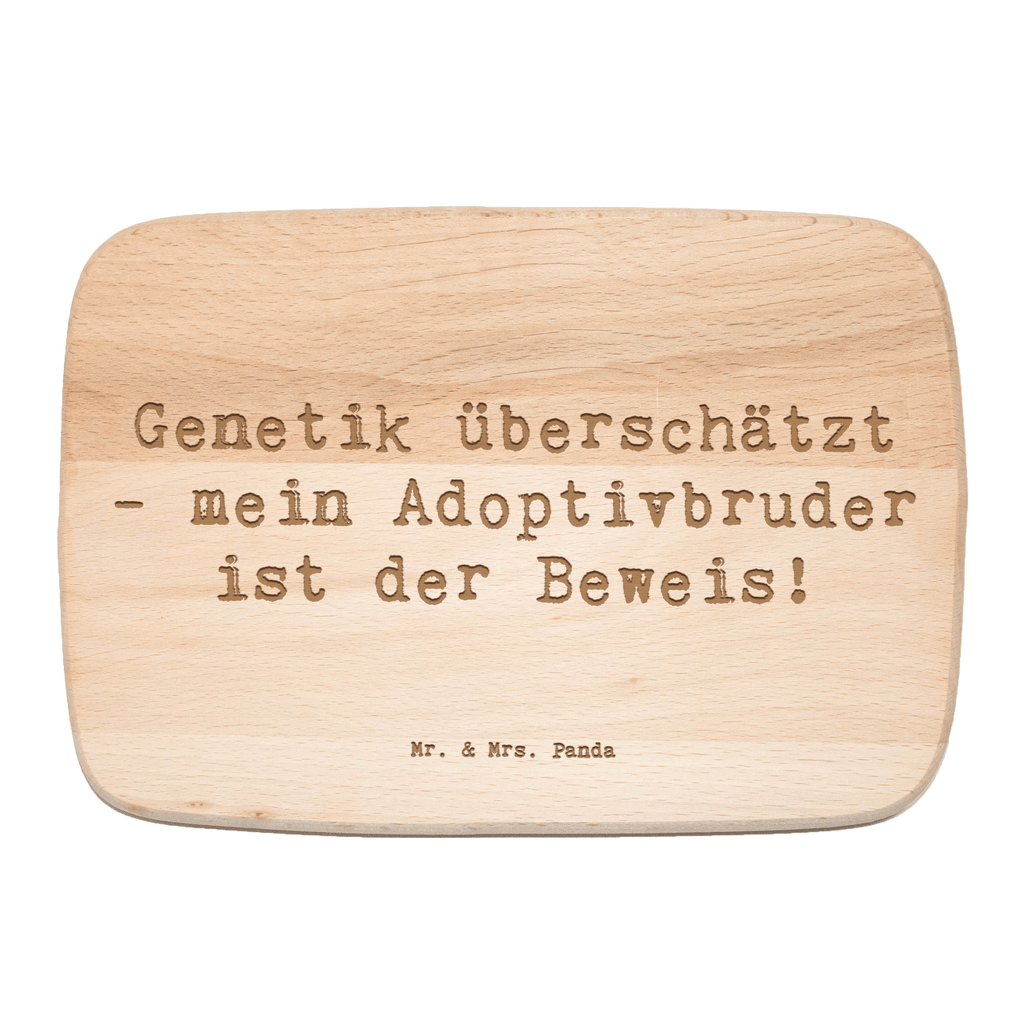 Frühstücksbrett Adoptivbruder Genetik Frühstücksbrett, Holzbrett, Schneidebrett, Schneidebrett Holz, Frühstücksbrettchen, Küchenbrett, Familie, Vatertag, Muttertag, Bruder, Schwester, Mama, Papa, Oma, Opa