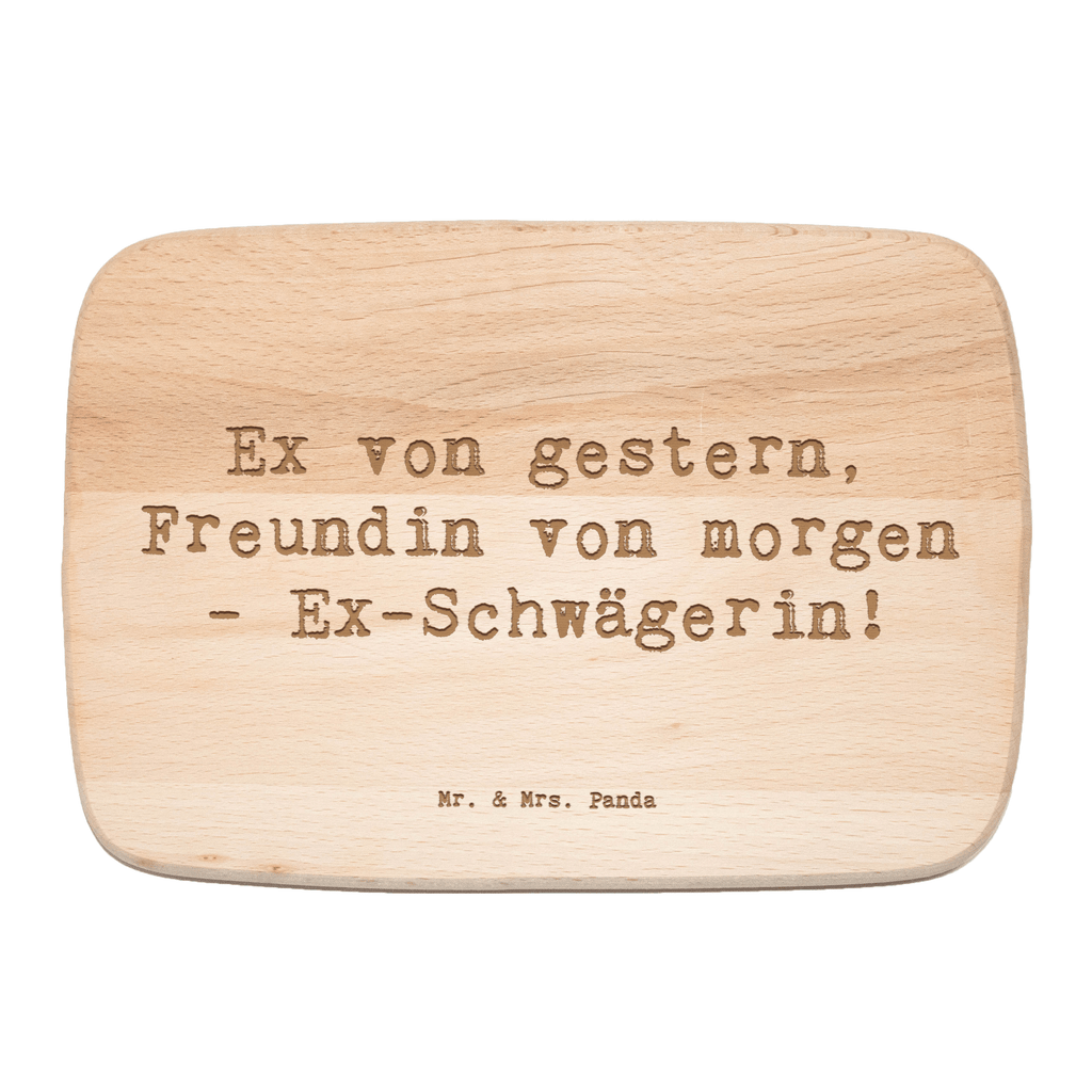 Frühstücksbrett Ex Schwägerin Freundschaft Frühstücksbrett, Holzbrett, Schneidebrett, Schneidebrett Holz, Frühstücksbrettchen, Küchenbrett, Familie, Vatertag, Muttertag, Bruder, Schwester, Mama, Papa, Oma, Opa