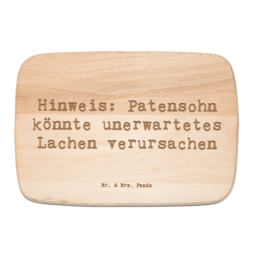 Frühstücksbrett Lachen Patensohn Frühstücksbrett, Holzbrett, Schneidebrett, Schneidebrett Holz, Frühstücksbrettchen, Küchenbrett, Familie, Vatertag, Muttertag, Bruder, Schwester, Mama, Papa, Oma, Opa