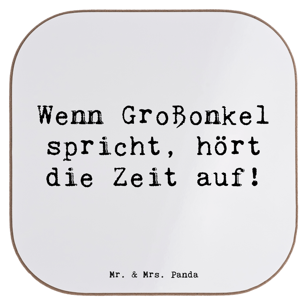 Untersetzer Zeitstillstand Großonkel Bierdeckel, Glasuntersetzer, Untersetzer Gläser, Getränkeuntersetzer, Familie, Vatertag, Muttertag, Bruder, Schwester, Mama, Papa, Oma, Opa