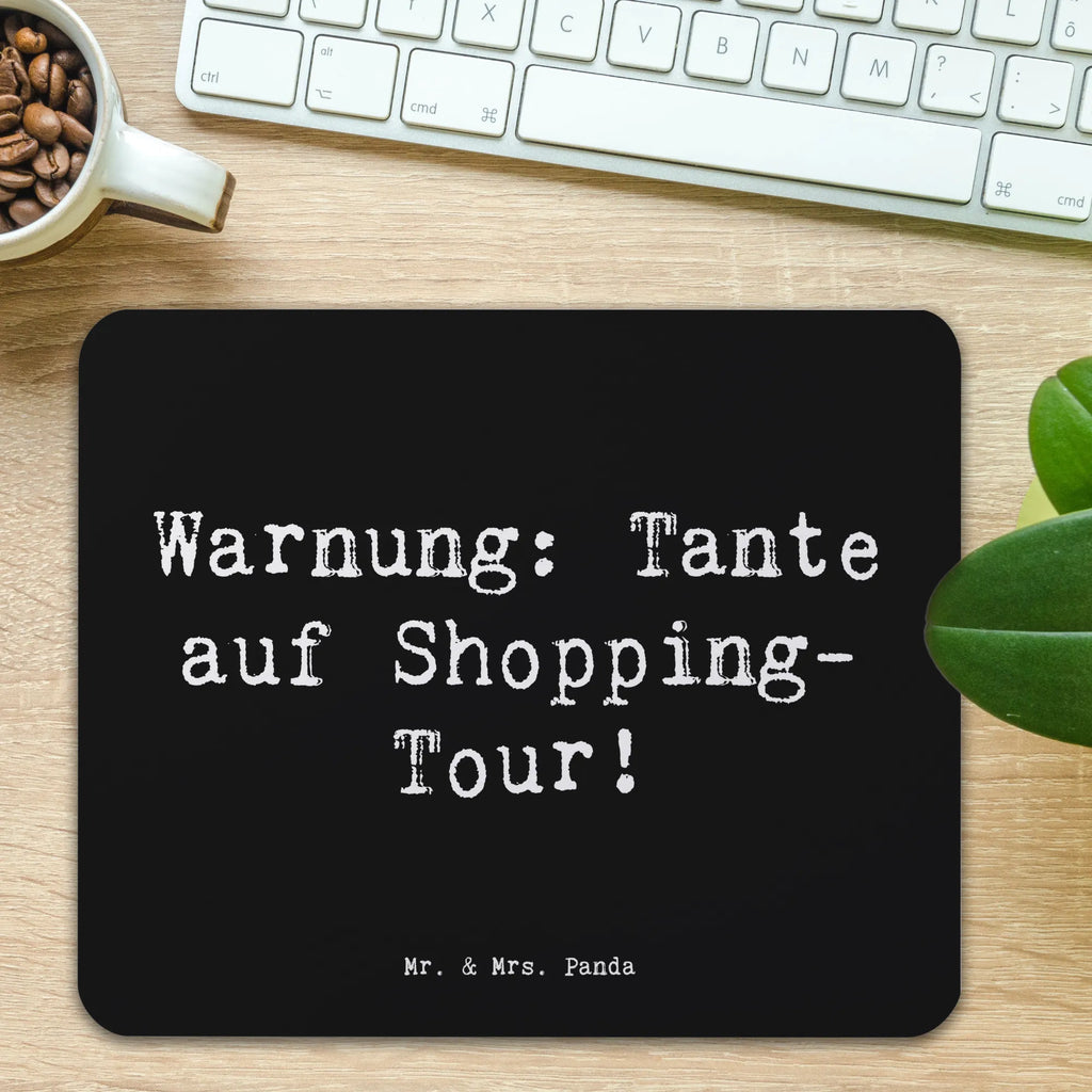 Mauspad Spruch Tante Shopping Mousepad, Computer zubehör, Büroausstattung, PC Zubehör, Arbeitszimmer, Mauspad, Einzigartiges Mauspad, Designer Mauspad, Mausunterlage, Mauspad Büro, Familie, Vatertag, Muttertag, Bruder, Schwester, Mama, Papa, Oma, Opa