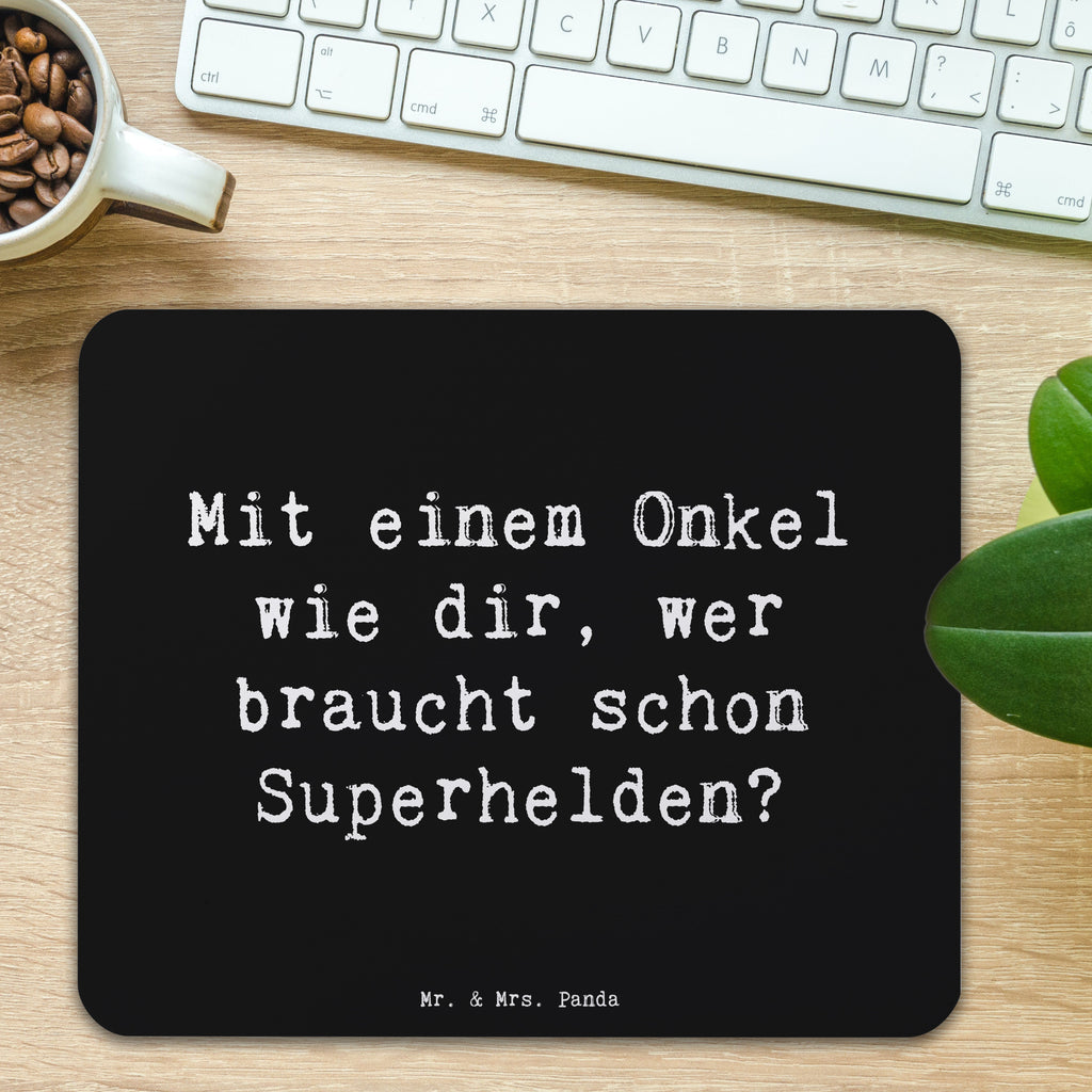 Mauspad Spruch Super-Onkel Mousepad, Computer zubehör, Büroausstattung, PC Zubehör, Arbeitszimmer, Mauspad, Einzigartiges Mauspad, Designer Mauspad, Mausunterlage, Mauspad Büro, Familie, Vatertag, Muttertag, Bruder, Schwester, Mama, Papa, Oma, Opa