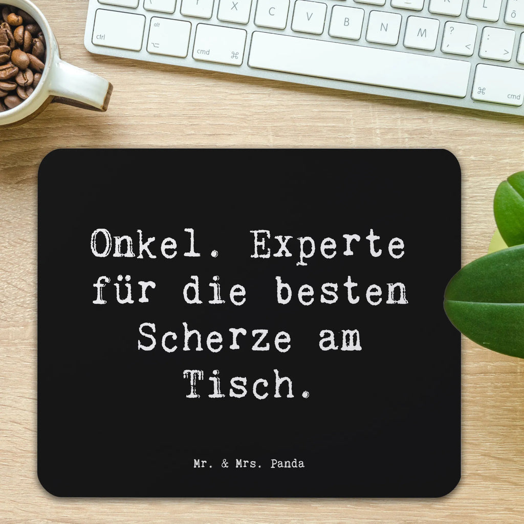 Mauspad Spruch Onkel Scherzkönig Mousepad, Computer zubehör, Büroausstattung, PC Zubehör, Arbeitszimmer, Mauspad, Einzigartiges Mauspad, Designer Mauspad, Mausunterlage, Mauspad Büro, Familie, Vatertag, Muttertag, Bruder, Schwester, Mama, Papa, Oma, Opa