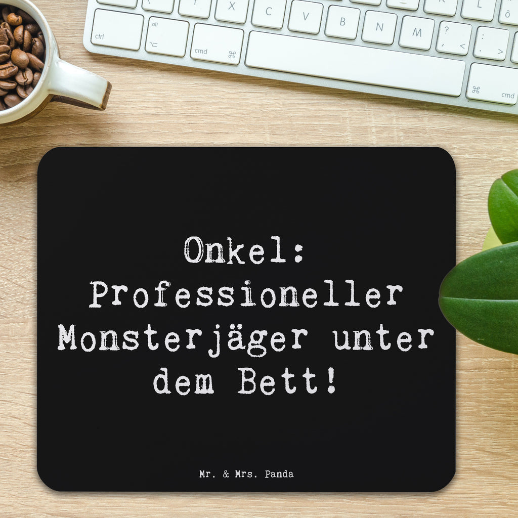 Mauspad Spruch Onkel Monsterjäger Mousepad, Computer zubehör, Büroausstattung, PC Zubehör, Arbeitszimmer, Mauspad, Einzigartiges Mauspad, Designer Mauspad, Mausunterlage, Mauspad Büro, Familie, Vatertag, Muttertag, Bruder, Schwester, Mama, Papa, Oma, Opa