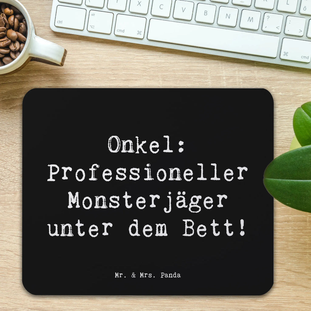 Mauspad Spruch Onkel Monsterjäger Mousepad, Computer zubehör, Büroausstattung, PC Zubehör, Arbeitszimmer, Mauspad, Einzigartiges Mauspad, Designer Mauspad, Mausunterlage, Mauspad Büro, Familie, Vatertag, Muttertag, Bruder, Schwester, Mama, Papa, Oma, Opa