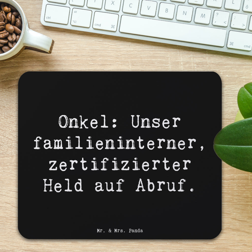 Mauspad Spruch Onkel-Held Mousepad, Computer zubehör, Büroausstattung, PC Zubehör, Arbeitszimmer, Mauspad, Einzigartiges Mauspad, Designer Mauspad, Mausunterlage, Mauspad Büro, Familie, Vatertag, Muttertag, Bruder, Schwester, Mama, Papa, Oma, Opa