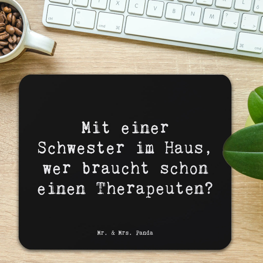 Mauspad Spruch Schwester Glück Mousepad, Computer zubehör, Büroausstattung, PC Zubehör, Arbeitszimmer, Mauspad, Einzigartiges Mauspad, Designer Mauspad, Mausunterlage, Mauspad Büro, Familie, Vatertag, Muttertag, Bruder, Schwester, Mama, Papa, Oma, Opa