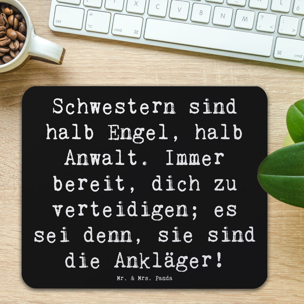 Mauspad Spruch Schwesternwunder Mousepad, Computer zubehör, Büroausstattung, PC Zubehör, Arbeitszimmer, Mauspad, Einzigartiges Mauspad, Designer Mauspad, Mausunterlage, Mauspad Büro, Familie, Vatertag, Muttertag, Bruder, Schwester, Mama, Papa, Oma, Opa