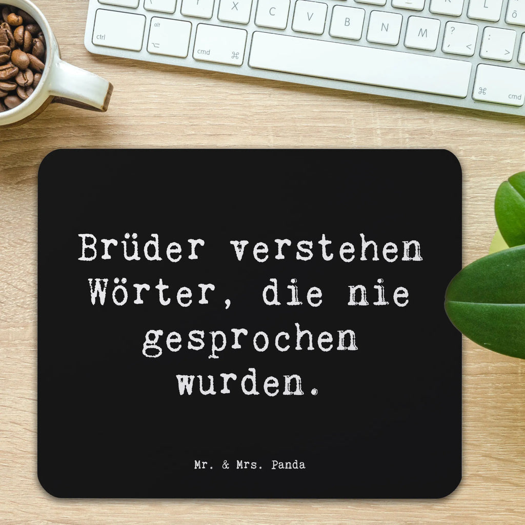 Mauspad Spruch Bruderverständnis Mousepad, Computer zubehör, Büroausstattung, PC Zubehör, Arbeitszimmer, Mauspad, Einzigartiges Mauspad, Designer Mauspad, Mausunterlage, Mauspad Büro, Familie, Vatertag, Muttertag, Bruder, Schwester, Mama, Papa, Oma, Opa