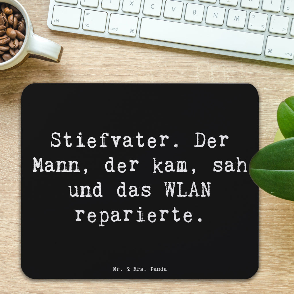 Mauspad Stiefvater Held Mousepad, Computer zubehör, Büroausstattung, PC Zubehör, Arbeitszimmer, Mauspad, Einzigartiges Mauspad, Designer Mauspad, Mausunterlage, Mauspad Büro, Familie, Vatertag, Muttertag, Bruder, Schwester, Mama, Papa, Oma, Opa